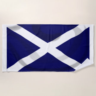 Scottish Saltire Beach Towel
