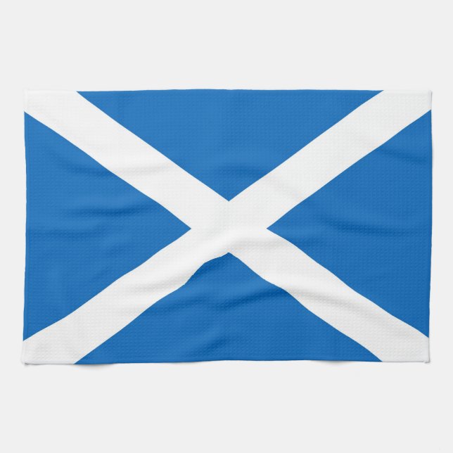 Scottish Saltire Towel (correct colour) (Horizontal)