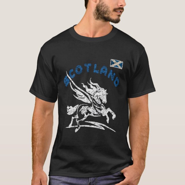 Scottish Scotland Flag T-Shirt (Front)
