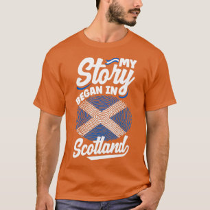 Scottish Scotland Scottish Flag Quote T-Shirt