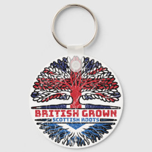 Scottish Scotland Uk United Kingdom British Tree Key Ring