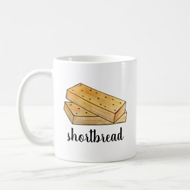Scottish Shortbread Tea Biscuits British Bakery Coffee Mug (Left)