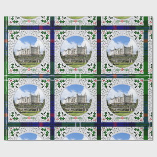 Scottish Sutherland Clan Dunrobin Castle Tartan Wrapping Paper