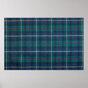 Scottish tartan background a checked plaid weave p poster