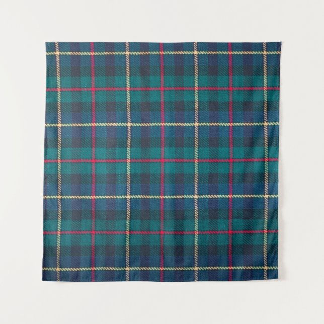 Scottish tartan background a checked plaid weave p tapestry (Front)