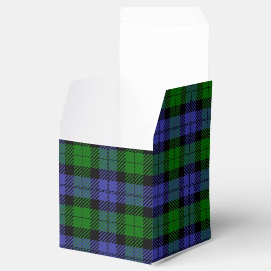 Classic Wedding Favour Boxes Lidded Scottish Tartan Gift Boxes