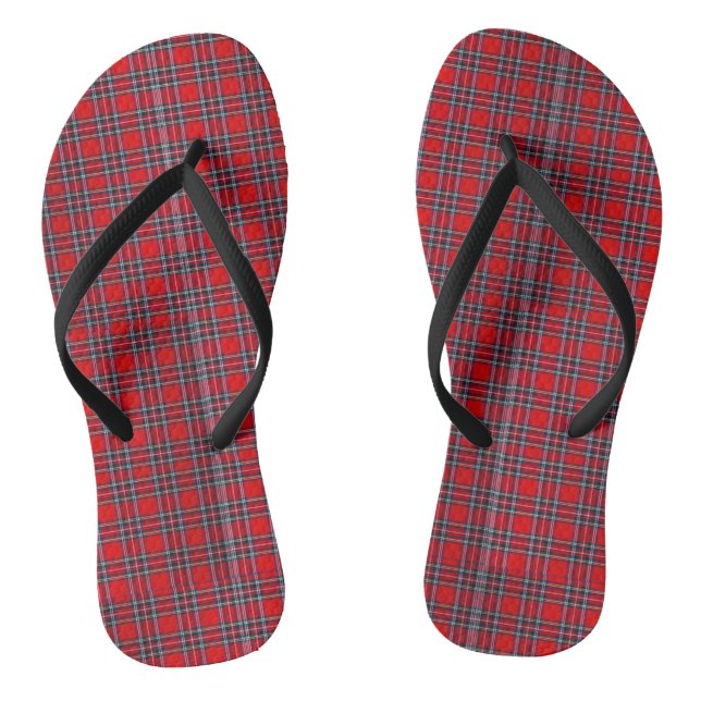 Scottish Tartan Flip Flops (Footbed)