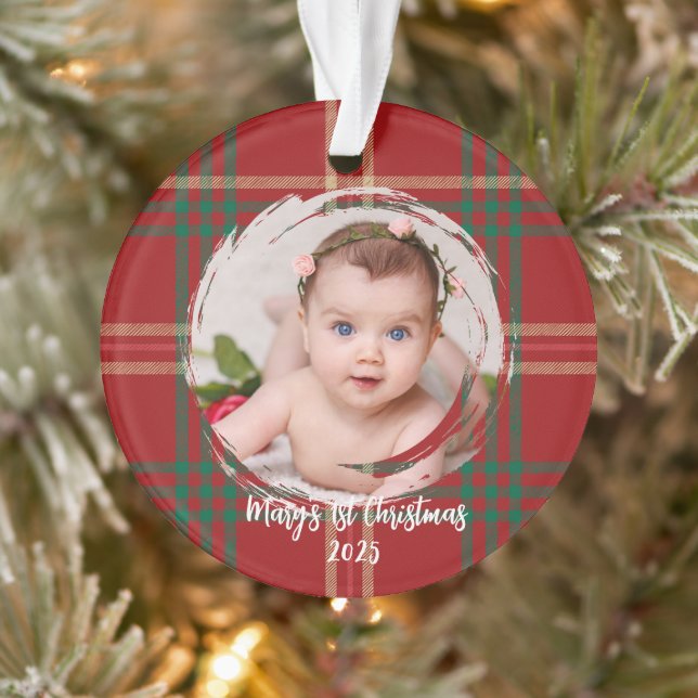 Scottish Tartan Heritage Ornament Customisable  (Tree)