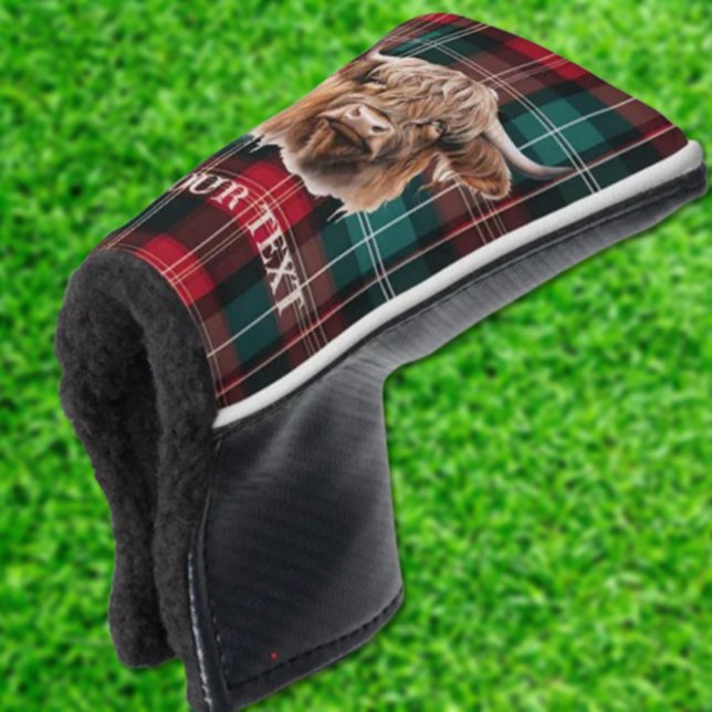 Scottish Tartan HIGHLANDER Golf Head Cover (Creator Uploaded)