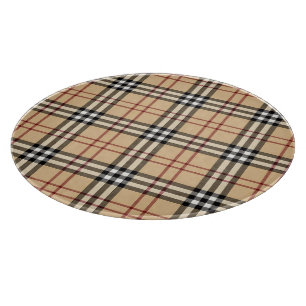 Scottish Tartan Pattern Cutting Board