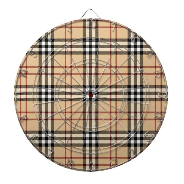 Scottish Tartan Pattern     Dartboard (Front)