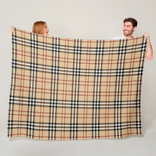 Scottish Tartan Pattern Fleece Blanket