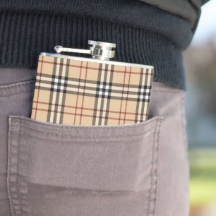 Scottish Tartan Pattern     Hip Flask