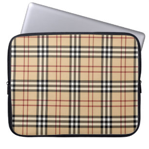 Scottish Tartan Pattern Laptop Sleeve