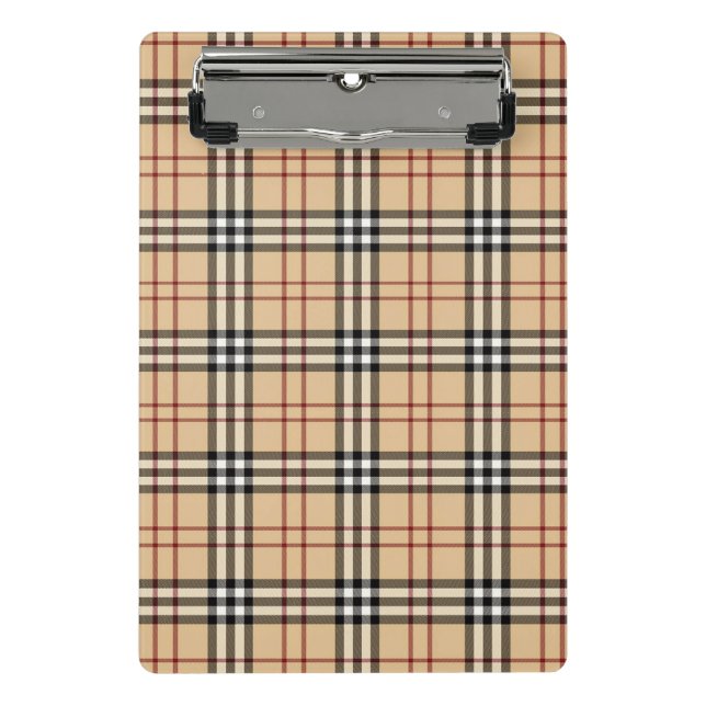 Scottish Tartan Pattern     Mini Clipboard (Front)