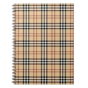 Scottish Tartan Pattern Notebook