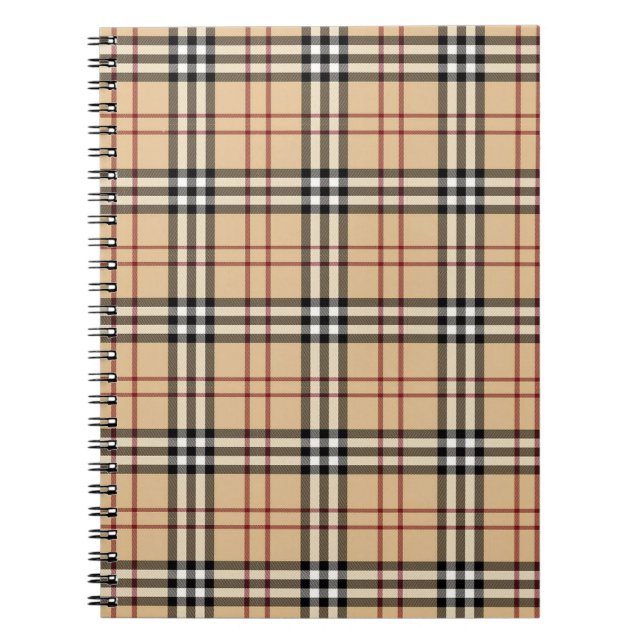 Scottish Tartan Pattern     Notebook (Front)