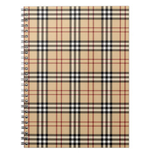 Scottish Tartan Pattern Notebook