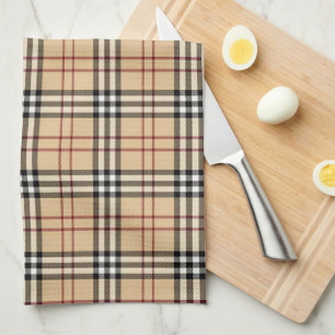 Scottish Tartan Pattern Tea Towel