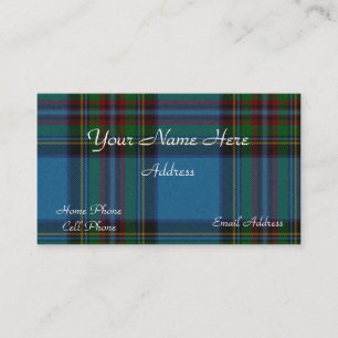 Scottish Tartan Plaid Business Card