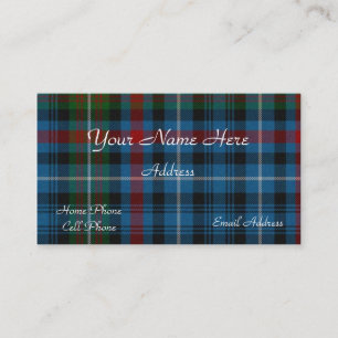 Scottish Tartan Plaid Business Card