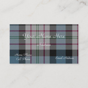 Scottish Tartan Plaid Business Card
