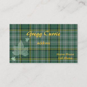 Scottish Tartan Plaid Business Card