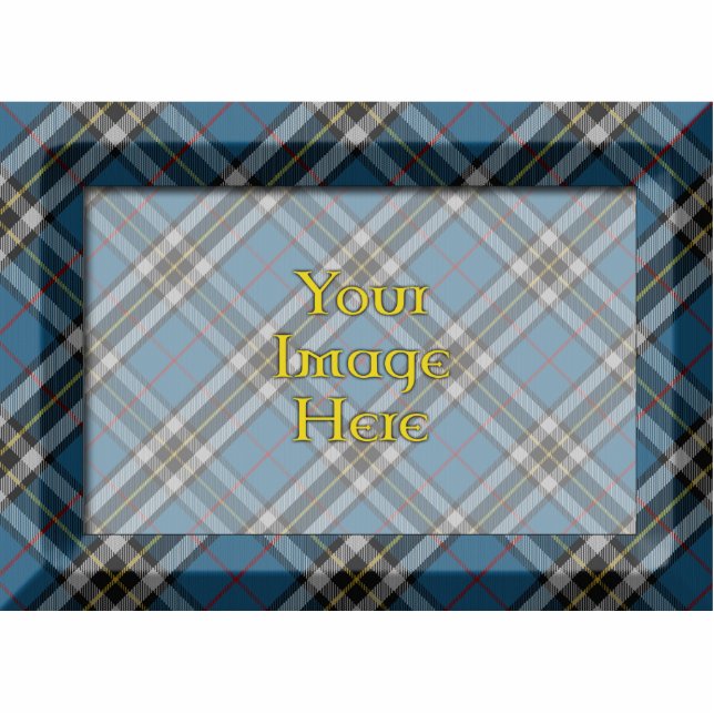 Scottish Tartan/Plaid Photo Frame Photo Sculpture Magnet (Front)