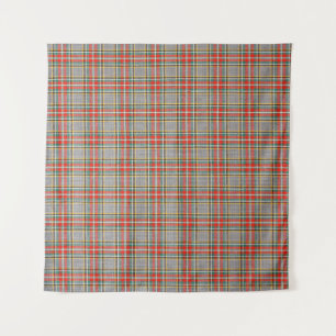 Scottish tartan: red-green-yellow pattern. tapestry