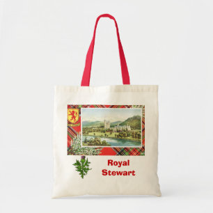 Scottish Tartan, Royal Stewart, Tote Bag