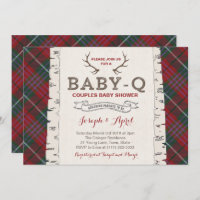 Scottish Tartan Wilderness Co-ed Baby Shower