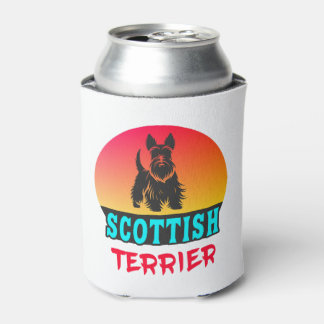 Scottish Terrerier Vintage Design Can Cooler