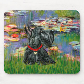 Scottish Terrier 12 - Lilies 2 Mouse Mat