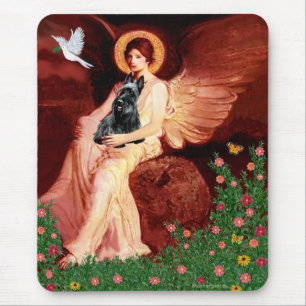 Scottish Terrier 3 - Seated Angel Mouse Mat