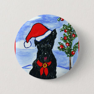Scottish Terrier 6 Cm Round Badge