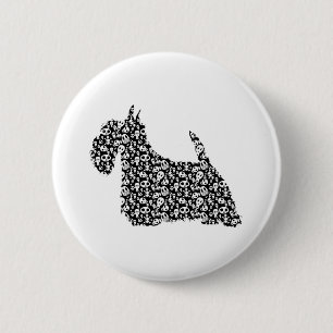 Scottish Terrier 6 Cm Round Badge