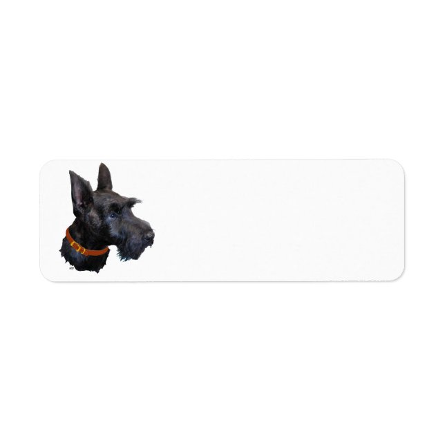 Scottish Terrier Address Label (Front)