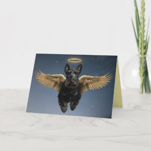 Scottish Terrier Angel Sympathy Card