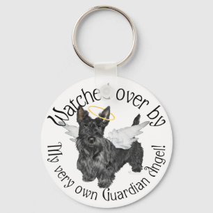 Scottish Terrier Angels Key Ring