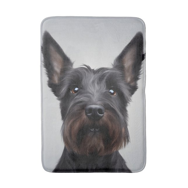 Scottish Terrier Bath Mat (Front Vertical)