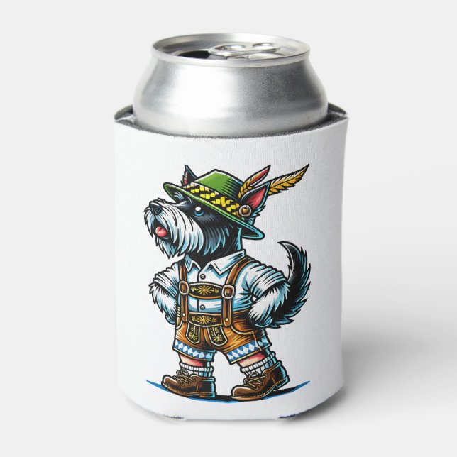 Scottish Terrier Bavaria Can Cooler (Can Front)