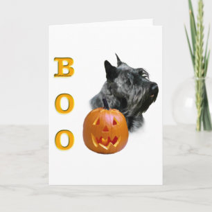 Scottish Terrier (black) Boo Card