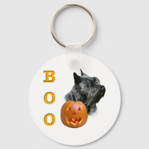 Scottish Terrier (black) Boo Key Ring