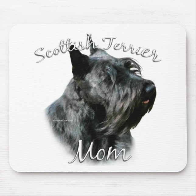 Scottish Terrier (blk) Mum 2 Mouse Mat (Front)