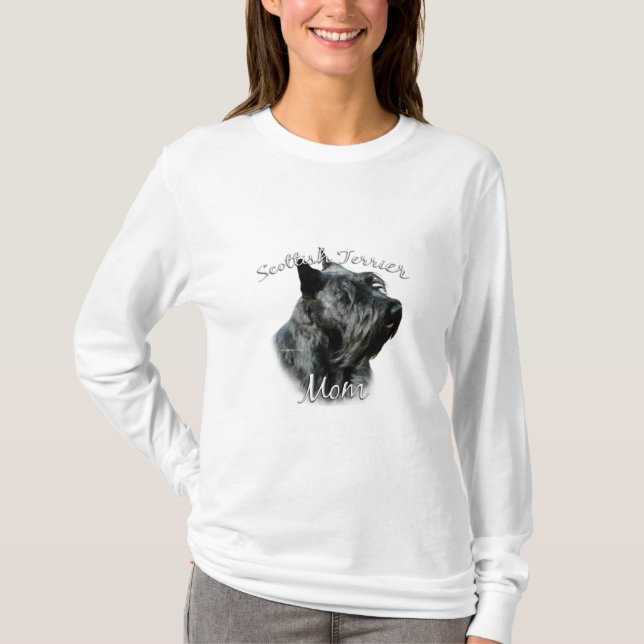 Scottish Terrier (blk) Mum 2 T-Shirt (Front)