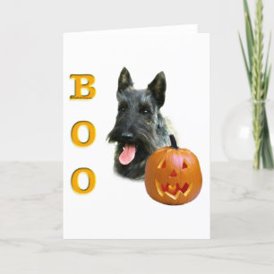 Scottish Terrier (brindle) Boo Card