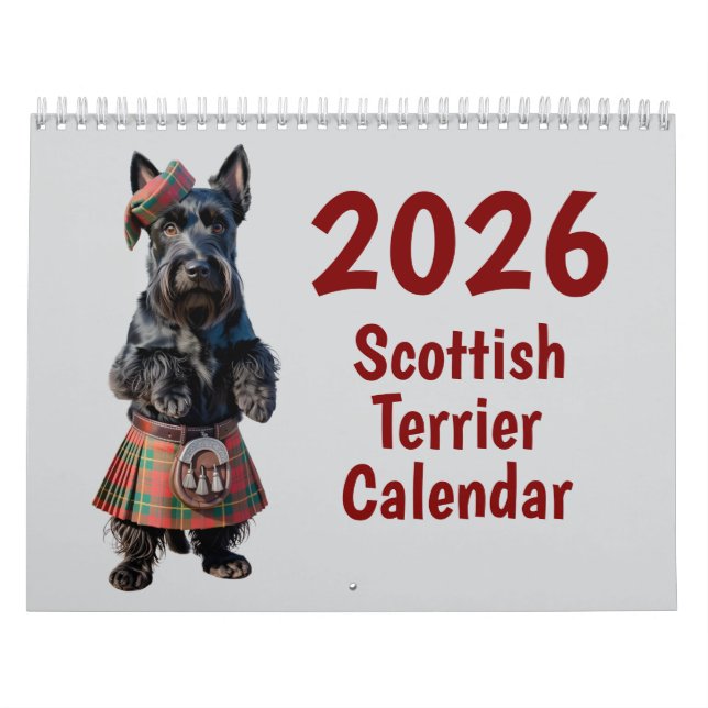 Scottish Terrier Calendar (Cover)