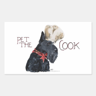 Scottish Terrier Chef Rectangular Sticker
