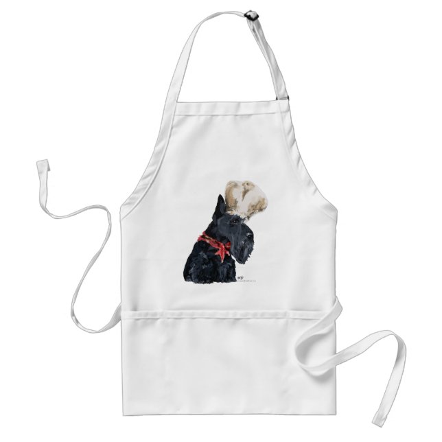 Scottish Terrier Chef Standard Apron (Front)