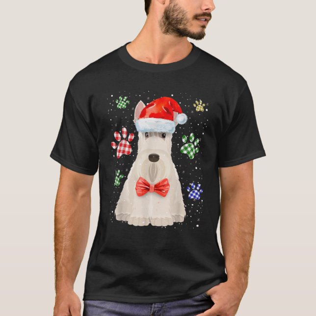 Scottish Terrier Christmas Idea For Kids Xmas Scot T-Shirt (Front)